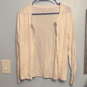 Old Navy Women's White Cardigan
